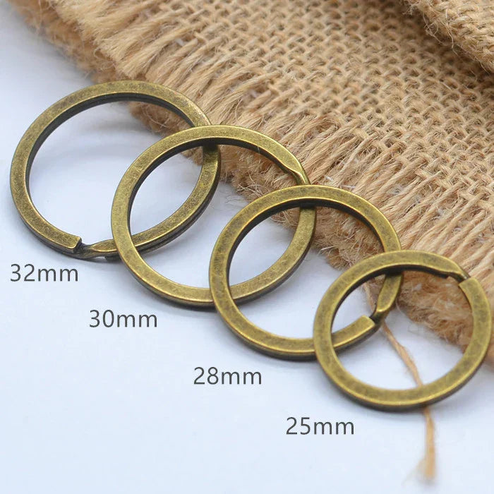 100PcsLot 25 28 30 32 35mm Bronz Round