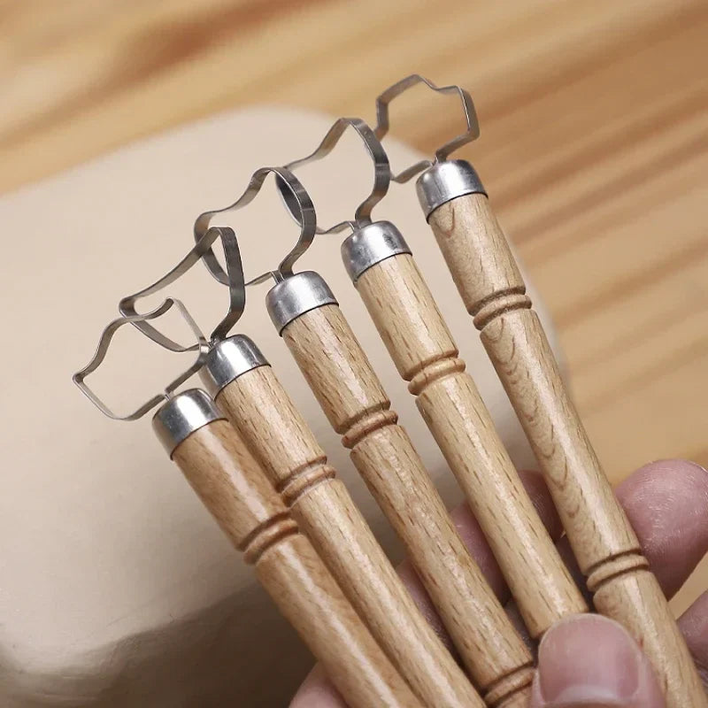 Pottery Tools 5 Pcs/set Teapot Ware Handle Tool