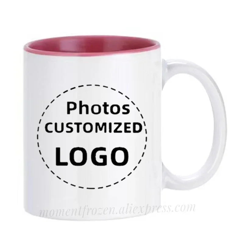 Customized Photos/Logo Printed DIY Coffee Mugs Personalized Tea
