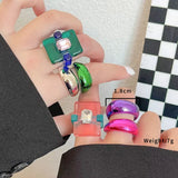 2023 New Transparent Resin Acrylic Rings Set for