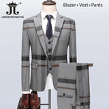 S-5XL ( Blazer + Vest + Pants )