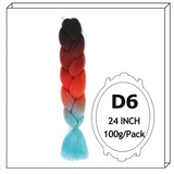 24Inch Synthetic Long Jumbo Ombre Braiding Hair For