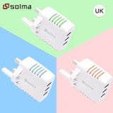 New UK Standard LED Charge Charger 3 ports