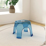Household Living Room Tea Table Transparent Low Stool
