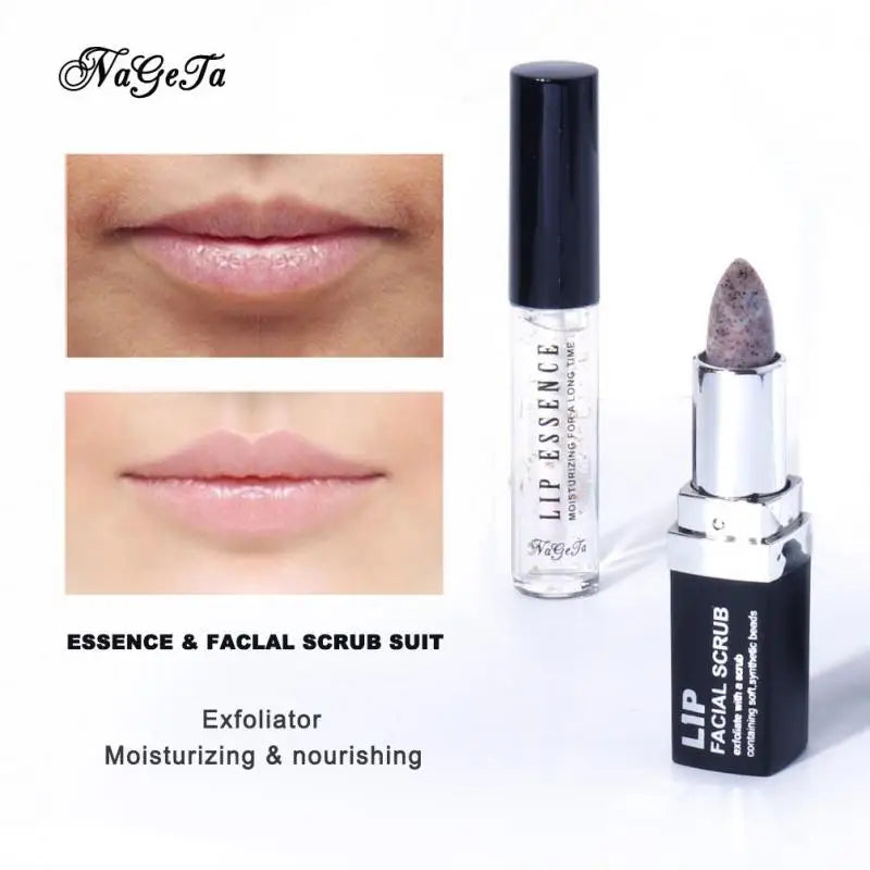 NAGETASet Lips Care Exfoliating Scrub Lip Balm +