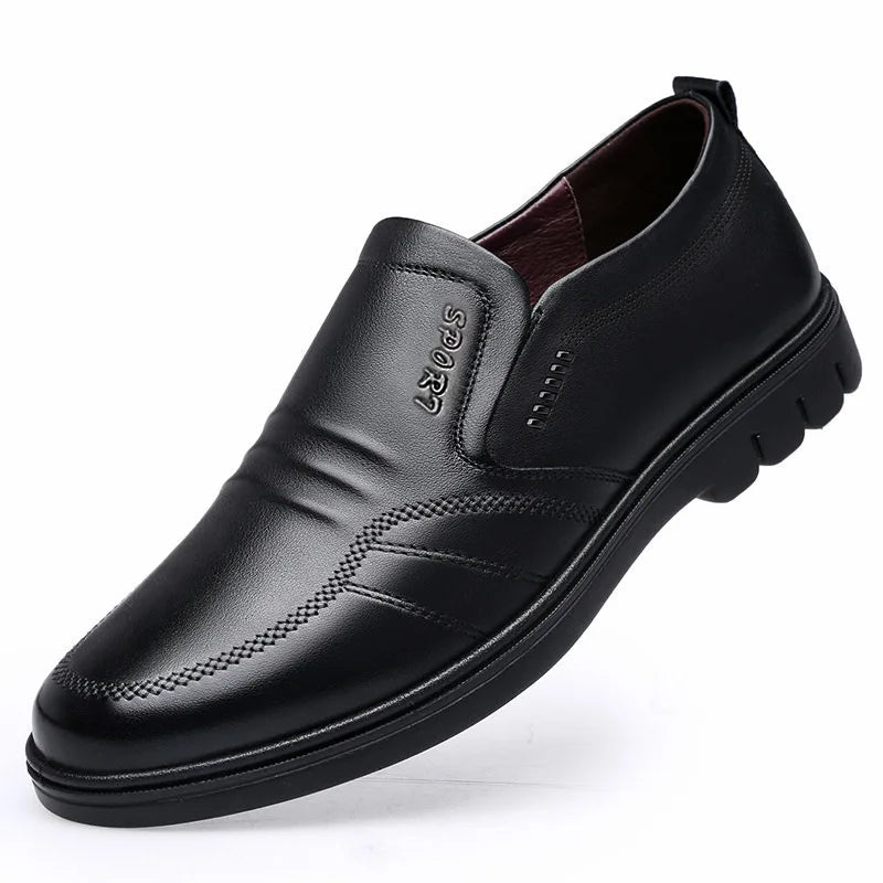 Man Sport Shoe Loafers Men Nonslip Leather Slipon