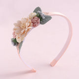 Artificial Flower Hairbands for Girls Trendy Pearl Cute