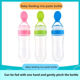 Baby Spoon Bottle Feeder Dropper Silicone Spoons for
