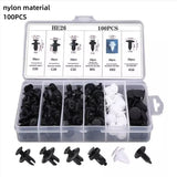 100pcs Auto Fastener Clip Kit Fender Rivet Clips