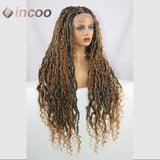 32 inch Butterfly Loc Dark Ginger Full Lace