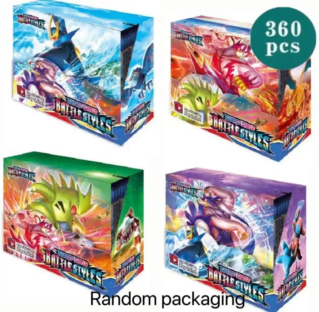 New 360Pcs Box Pokemon Card Shining Fates Style