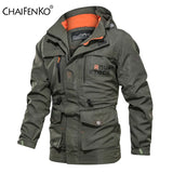 Men Outdoor Jacket Spring Autumn New Hooded Casual