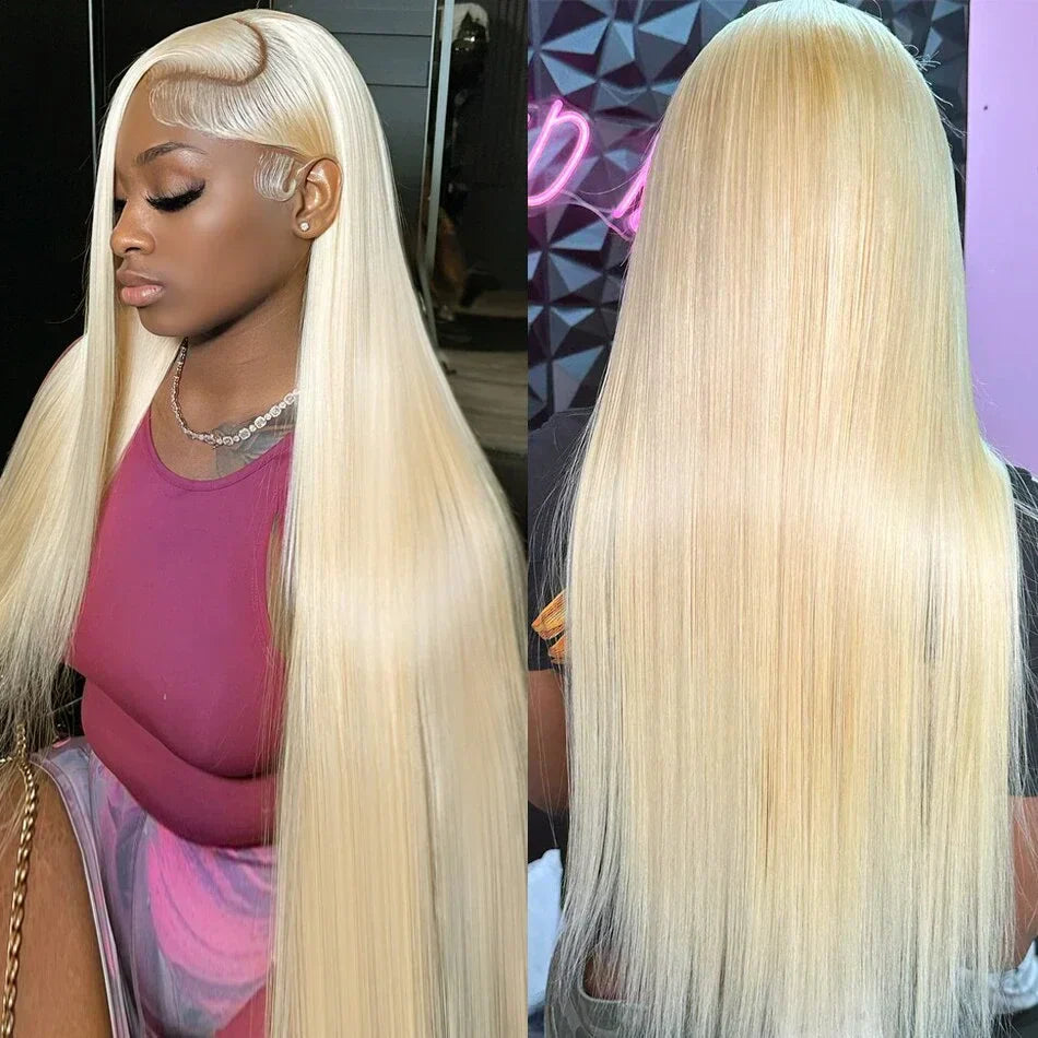 250 Density 613 Blonde Straight 13x6 Lace Frontal