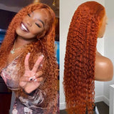 Ginger 360 Full Lace Front Human Hair Wigs