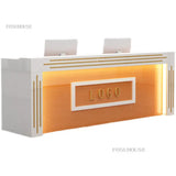 Modern Cash Register Clothing Store Counter Reception Desks