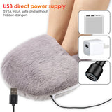 USB Heating Foot Pads Shoes Winter Heated Warming