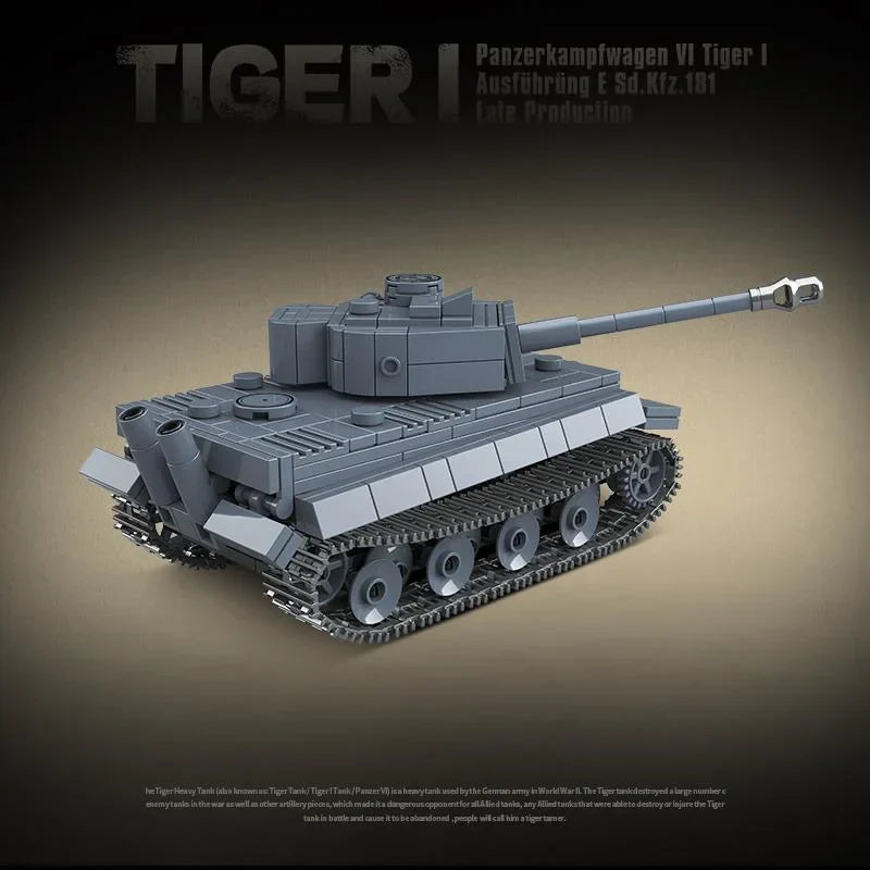 WW2 Military Panzer Tiger I Heavy Tank Panzerkampfwagen