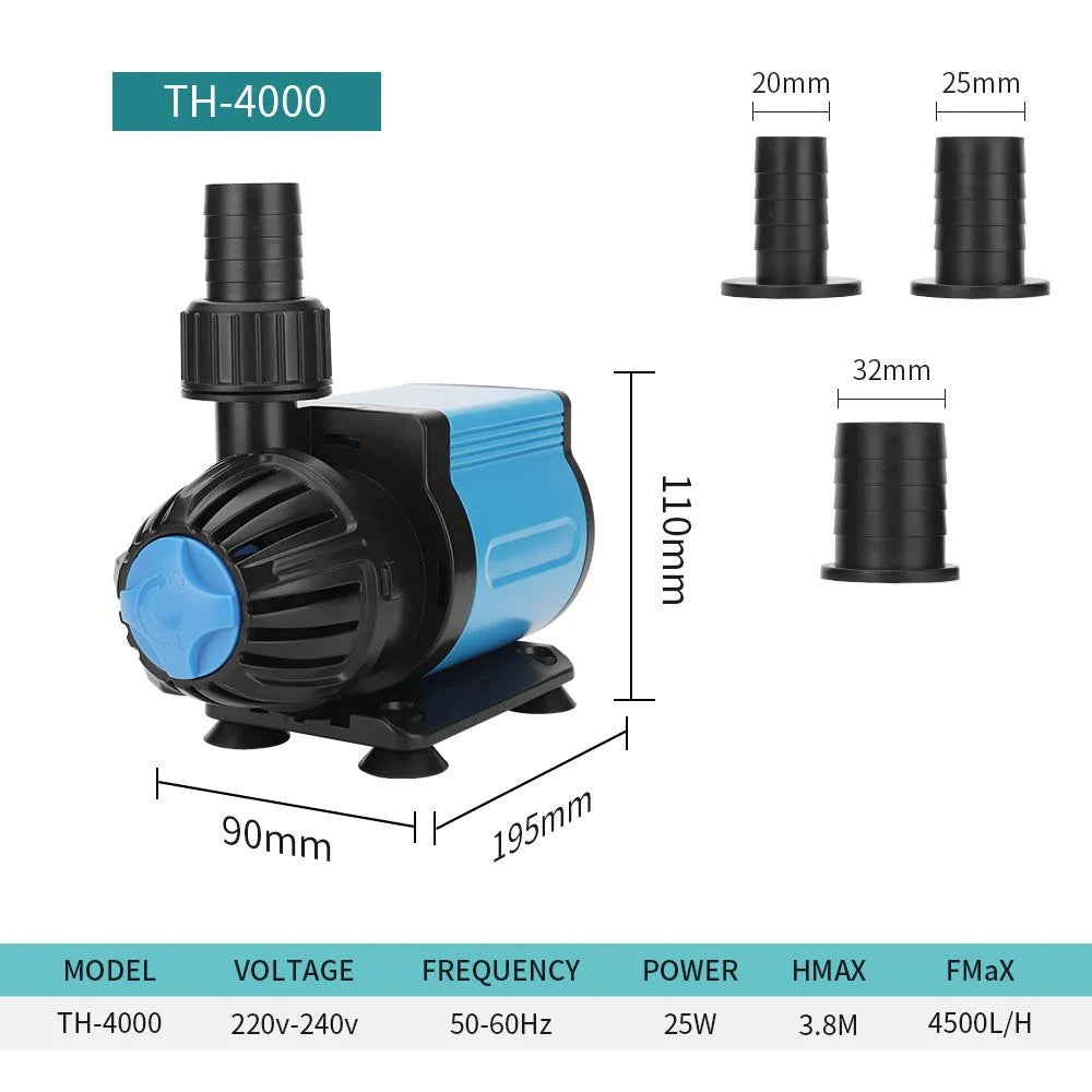 High Power Aquarium AC Variable Frequency Submersible Pump