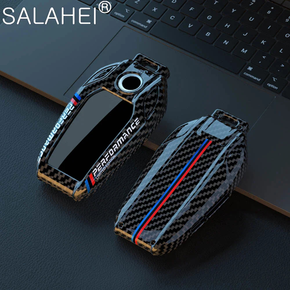 Car Carbon Fibre Key Cover Case Shell For