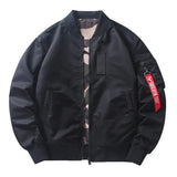 Double-side Jackets Men Camouflage Bomber Jacket Spring Autumn