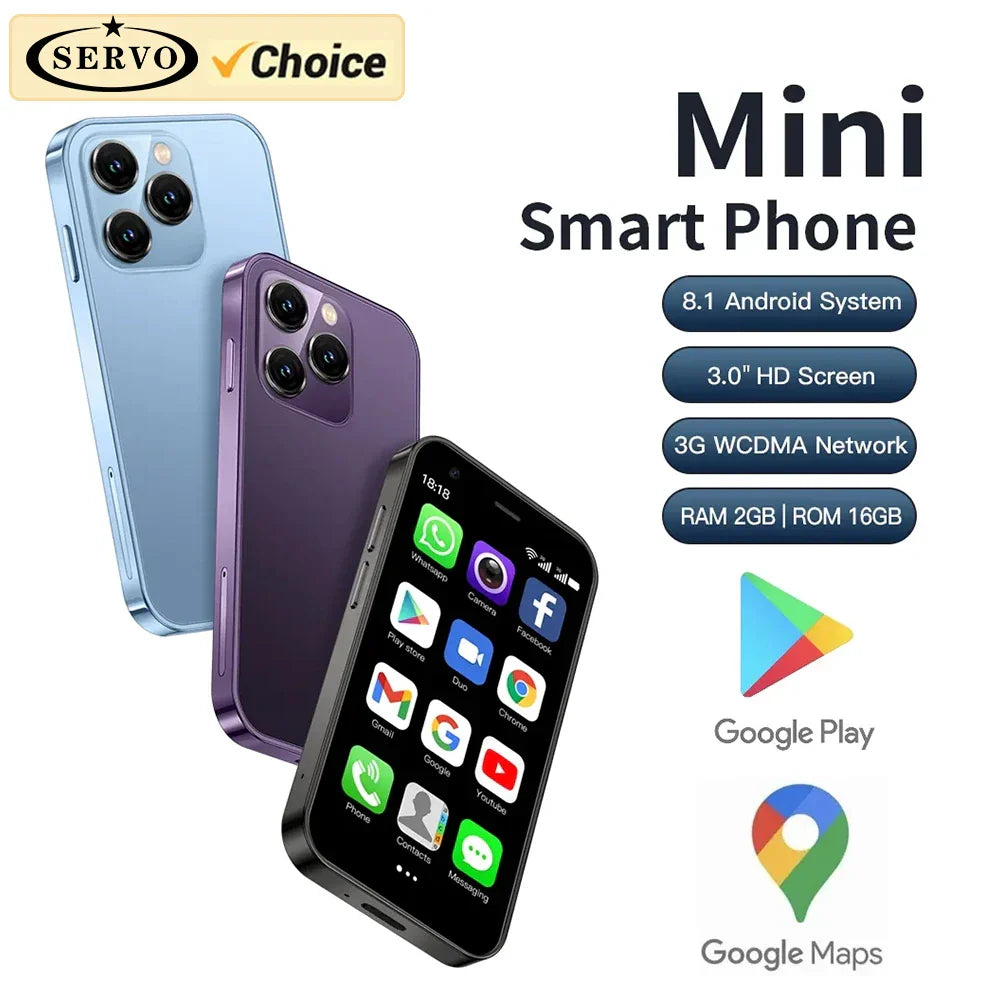 2023 New SERVO 15SE 3.0" Small Smartphone Dual