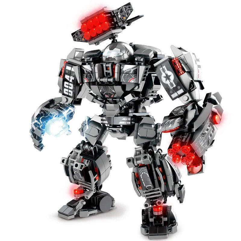 Superheroes Mecha Building Blocks Toys for Boys Super