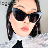 Summer Cat Eyes Sunglasses Small Frame Okulary UV400