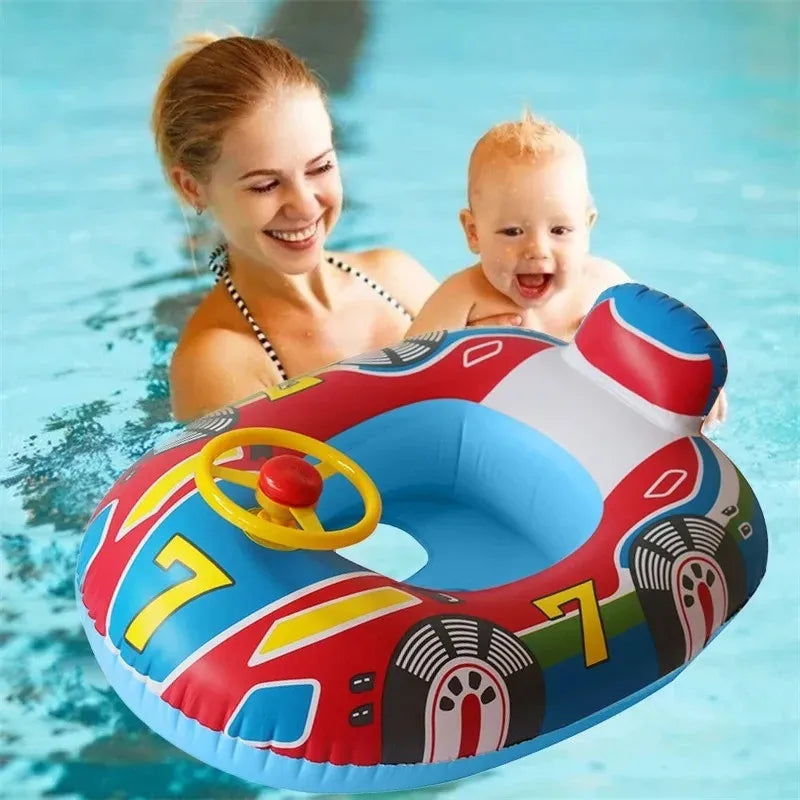 Inflatable Baby Toys Swim Ring Floating Seat Outdoor