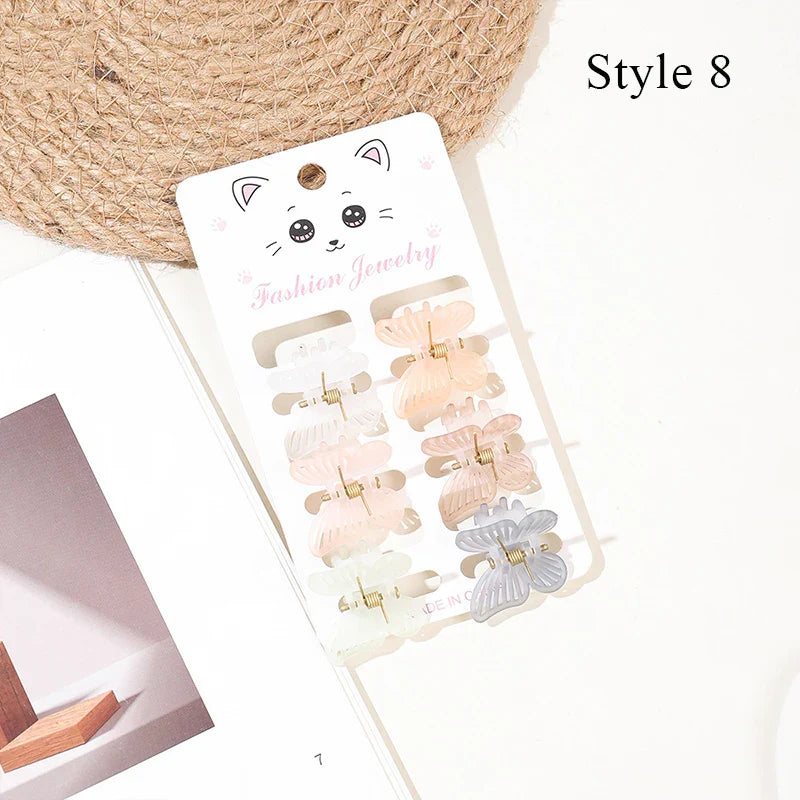 Hair Accessories For Women 6Pcs/Set Mini Crab Hair