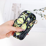 Fashion Bag Strap Adjustable Nylon Flowers Embroidered Colored