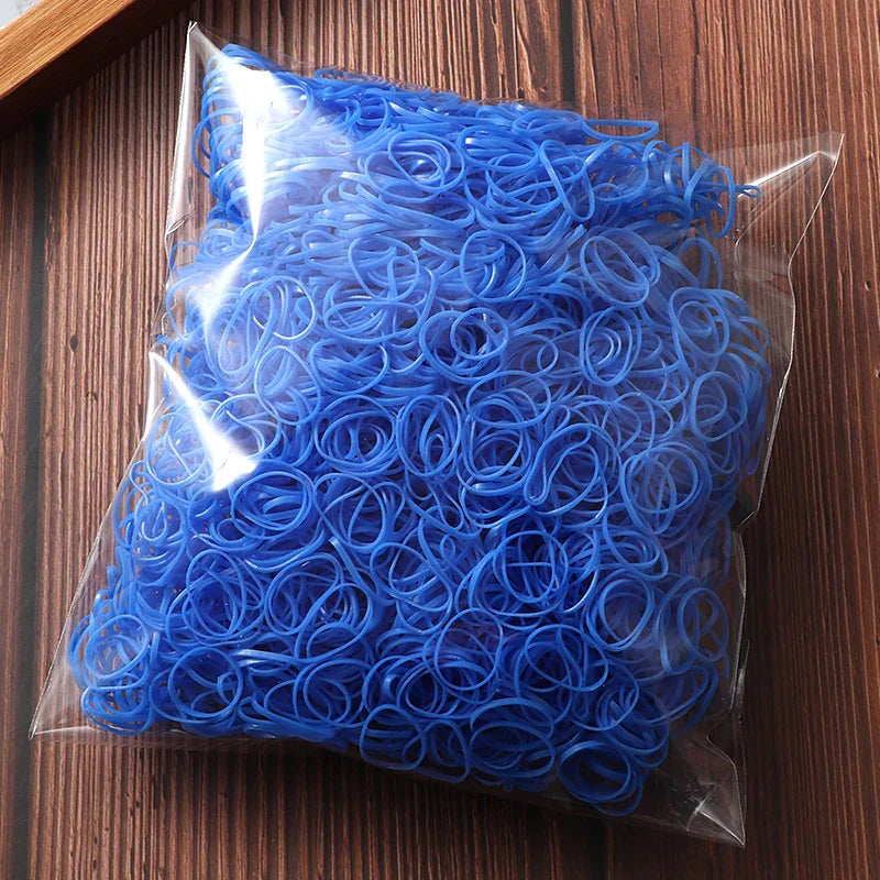 2000 Piece Pack Children's High Elasticity Rubber Band