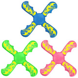 3 Bladed Boomerang Interactive Flying Discs Funny Returning