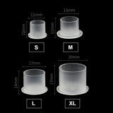 500/1000pcs S/M/L/XL Disposable Microblading Plastic Tattoo Ink Cups