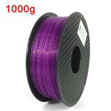 3D Printer Filament PLA 1.75mm Glittering Shining Rainbow