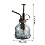 Vintage Glass Watering Can Retro Air Pressure Spray