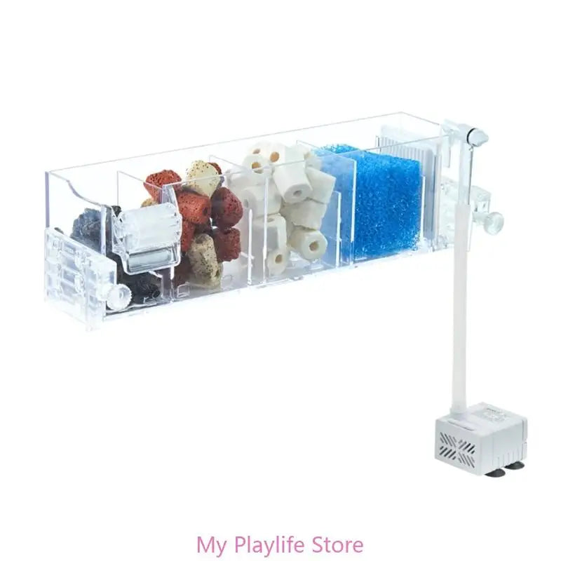 Aquarium 3-In1 External Water Purifying Device Wall-Mounted Purifying