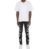 Jeans For Men 2022 Gradient Color Ripped White