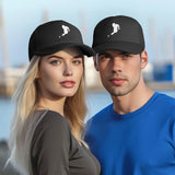 Player Billiards Ball Black Dad Hat Fashion Mesh