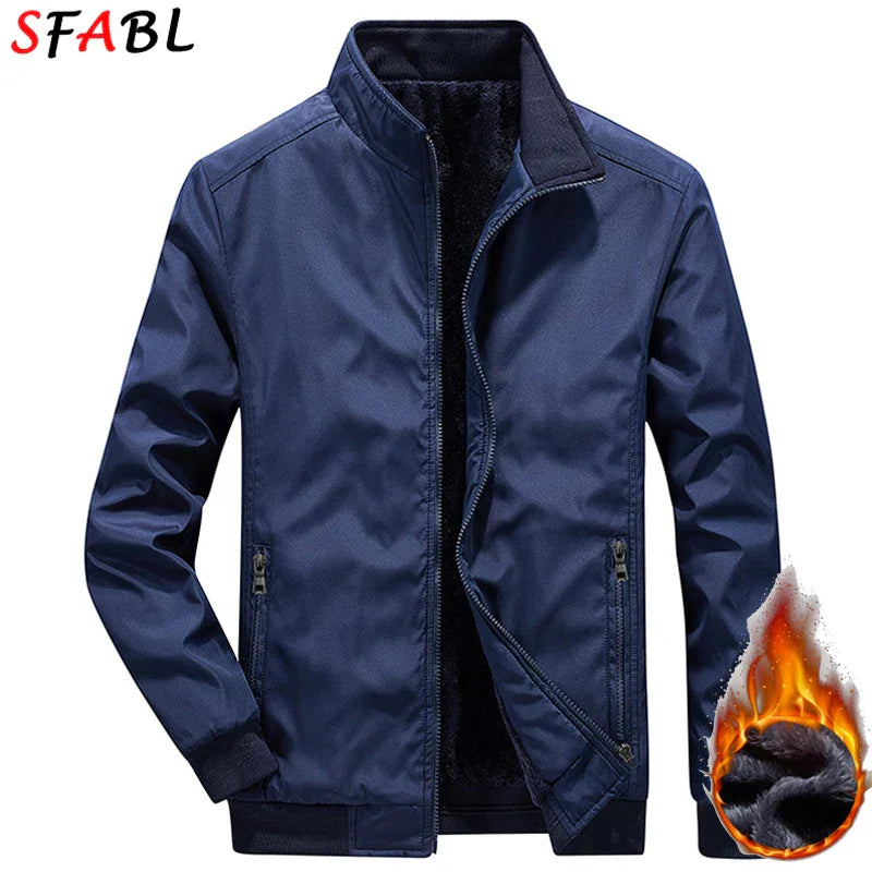 Thick Warm Men's Winter Jacket 2023 New Autumn