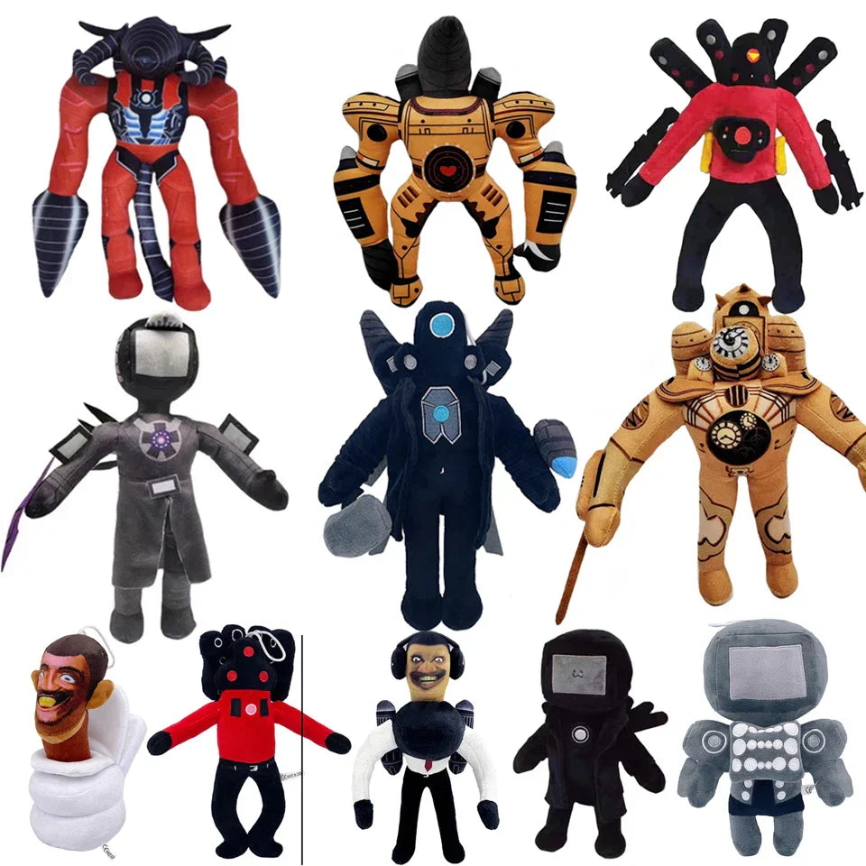 50styles Skibidi Toilet Plush Toy Skibidi Dop Dop