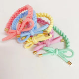 5PCS Women Hair Scrunchies Girls Elastic Hair Rubber