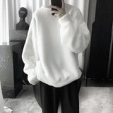 Lambswool Sweatshirts Men Fluffy Soft Warm Winter Hoodies