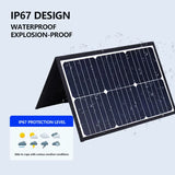 800W Solar Panel Kit Complete Camping Foldable Solar