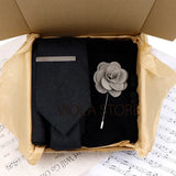 Viola Design 5PCS Gift Box Solid Cotton Sock