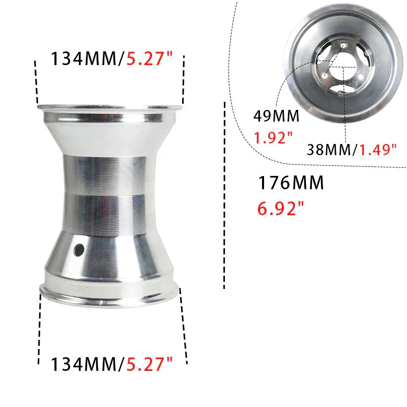 LYNNCHI Motorcycle Front Rear Wheel Rim Hub 3