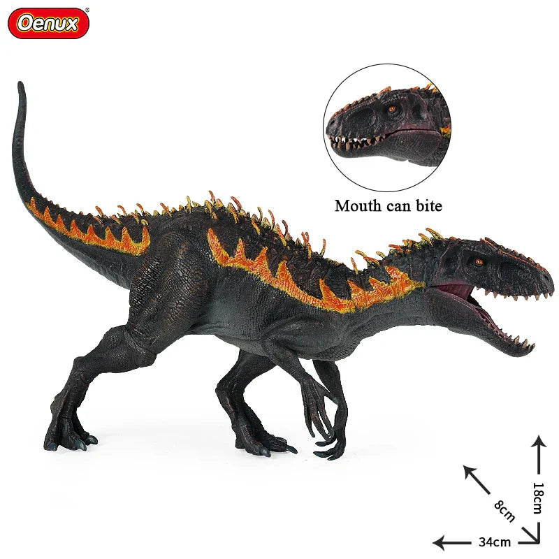 Oenux New 34x8x18cm Jurassic Indominus Rex Action Figures