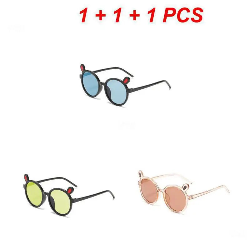 1~4PCS Kids Sunglasses Portable Colorful Fashion Summer Eyewear