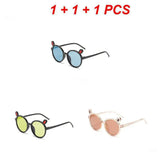 1~4PCS Kids Sunglasses Portable Colorful Fashion Summer Eyewear