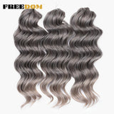 FREEDOM Synthetic Deep Curly Twist Crochet Hair 16