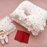 Vintage Floral Muslin Cotton Baby Bedding Set Girls